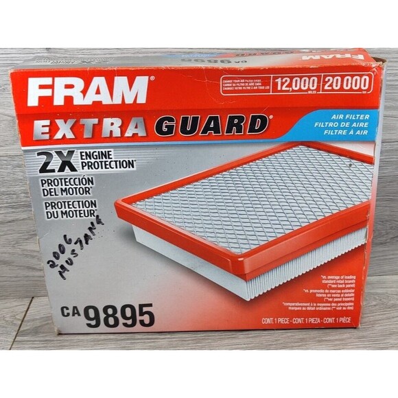 Air Filter For 2005-2010 Ford Mustang 2008 2006 2007 2009 Fram CA9895 - Picture 1 of 6